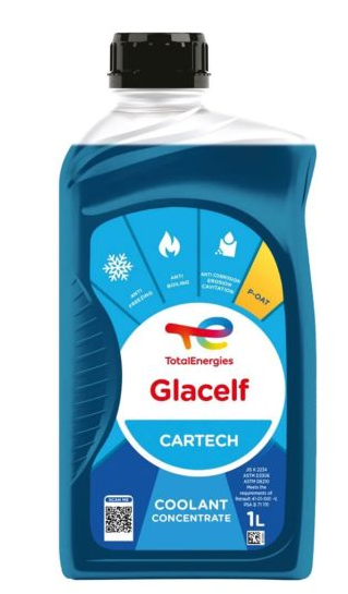 Total Glacelf Cartech - 1L - Chladící kapaliny - antifreeze