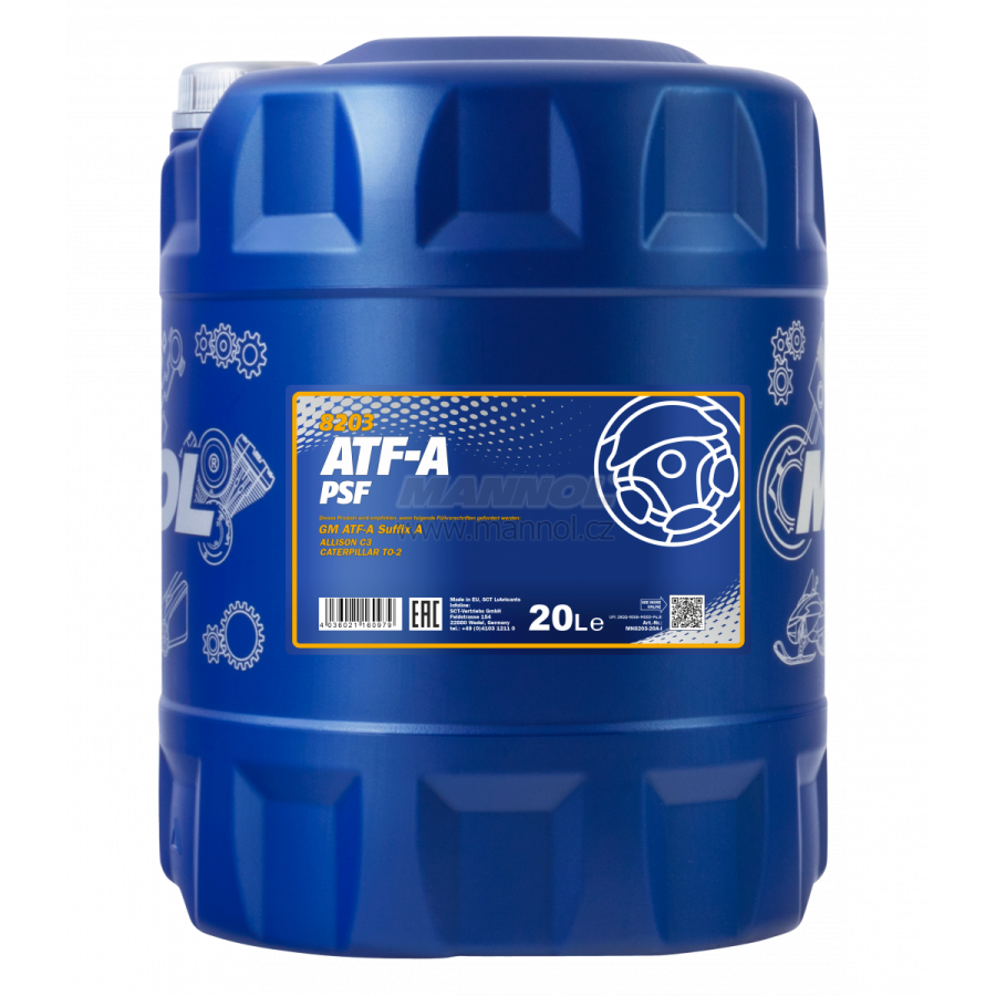 Mannol ATF-A PSF 8203 - 20 L - Olej pro posilovače řízení