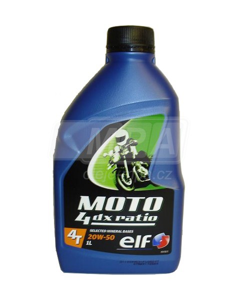 Motocyklový olej 20W-50 Elf Moto 4 DX Ratio - 1l
