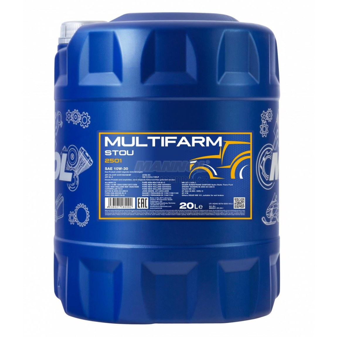 Mannol Multifarm STOU 10W-30 2501 - 20l
