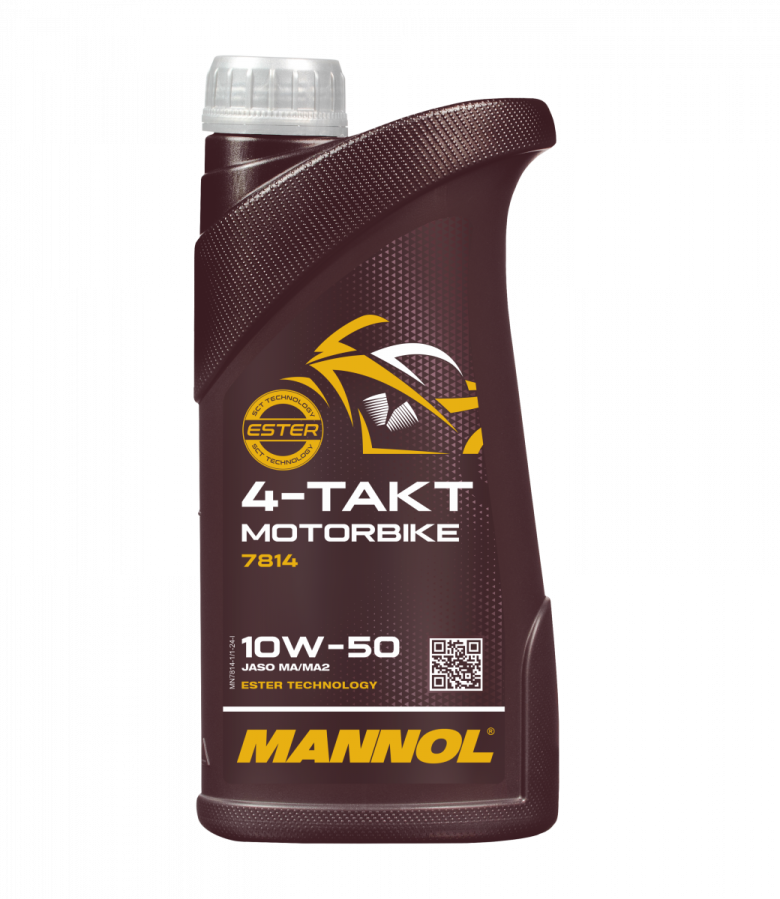 Oleje pro lodě a skútry - Motorové oleje - Oleje pro 4-taktní motory - Mannol 4-Takt Motorbike 10W-50 7814 - 1 L Mannol 4-Takt Motorbike 10W-50 7814 - 1 L - Oleje pro 4-taktní motory