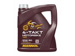 Mannol 4-Takt Motorbike 10W-50 7814 - 4 L Oleje pro lodě a skútry - Motorové oleje - Oleje pro 4-taktní motory