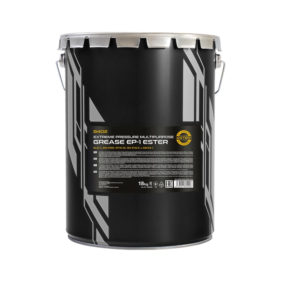 Mannol Extreme Pressure Multipurpose Grease EP1 Ester 8402 - 18kg - 