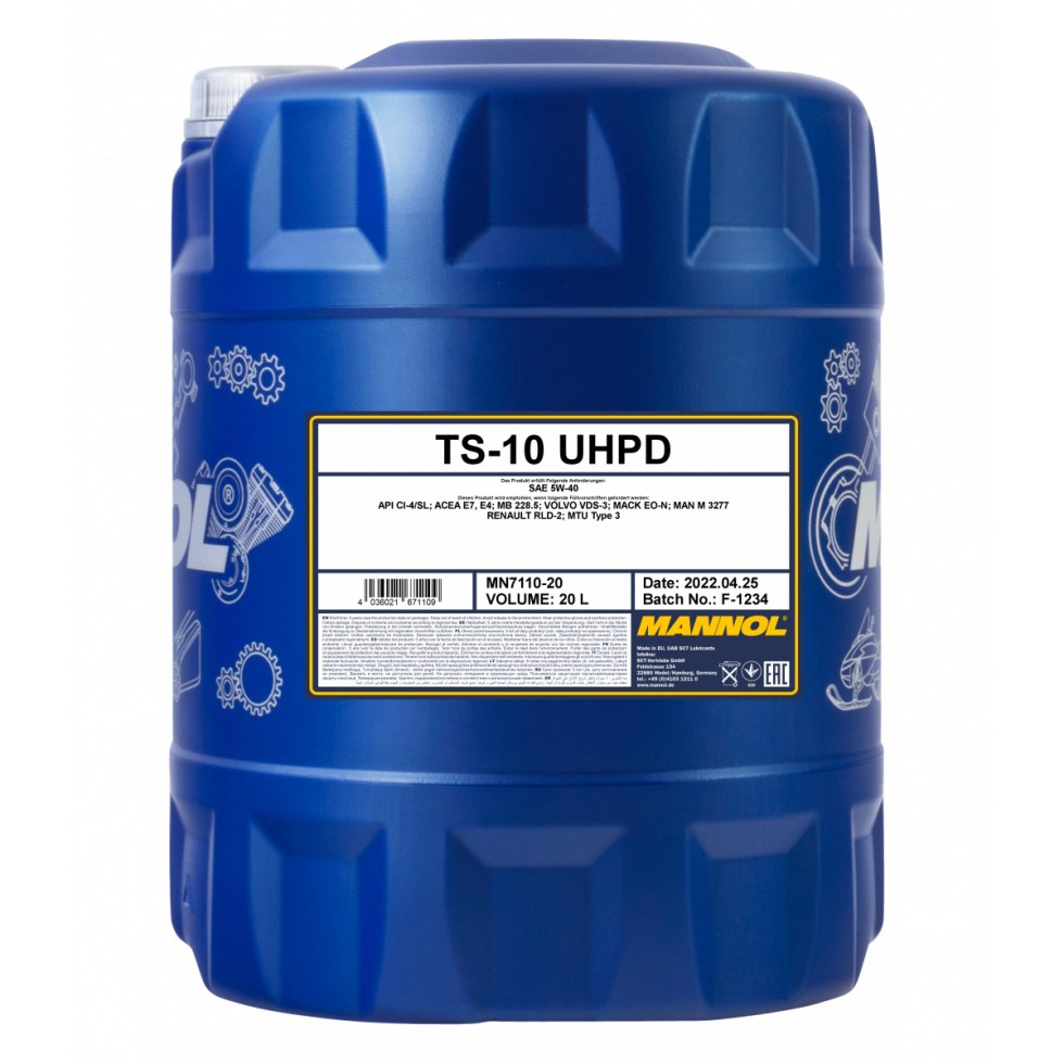 Mannol TS-10 UHPD 5W-40 7110 - 20l