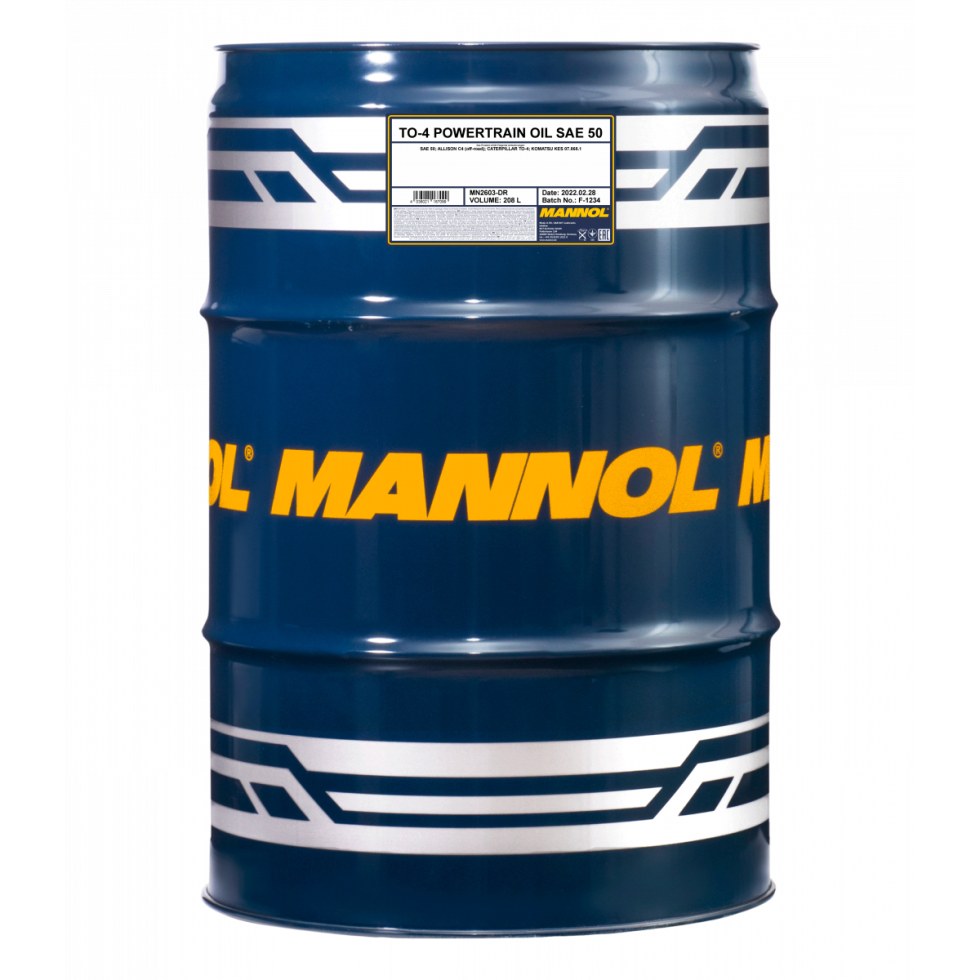 Mannol TO-4 Powertrain Oil SAE 50 2603 - 208l - 