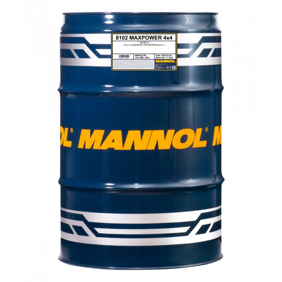 Mannol Maxpower 75W-140 GL-5 8102 - 208l - 