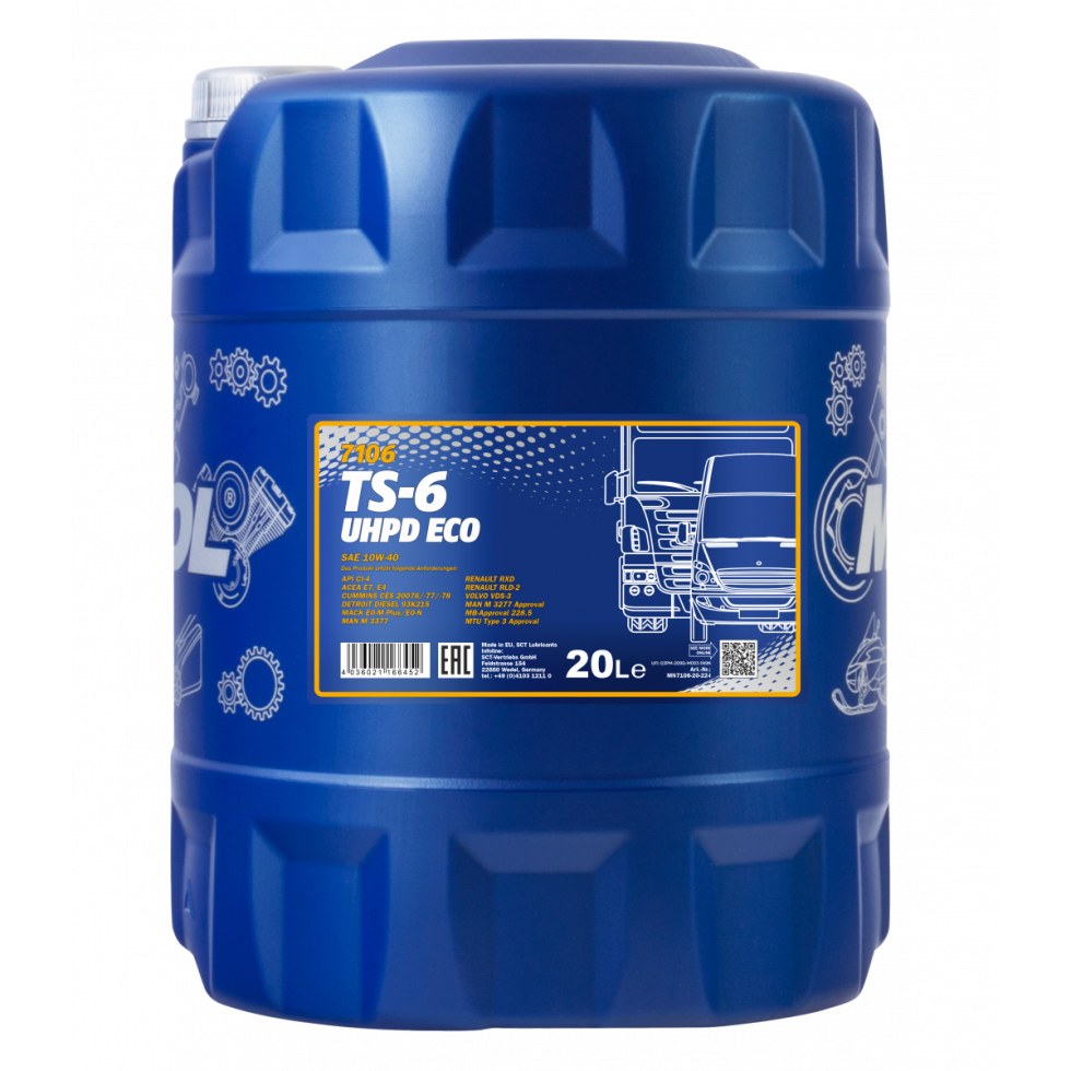 Mannol TS-6 UHPD 10W-40 Eco 7106 - 20l - 