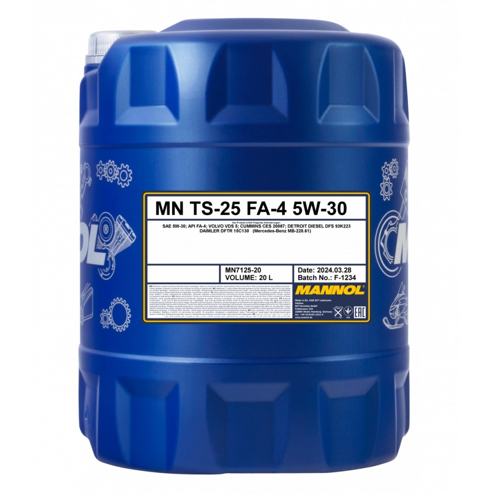 Mannol TS-25 FA-4 5W-30 7125 - 20l - 