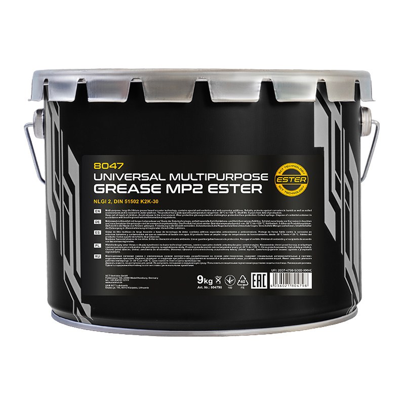 Mannol Universal Multipurpose Grease MP2 Ester 8047 - 9kg