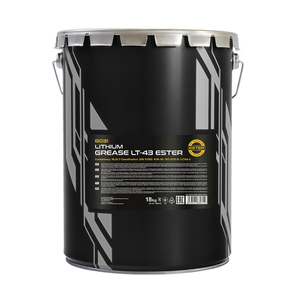 Mannol LT-43 Ester Lithium Grease 8031 - 18kg - 