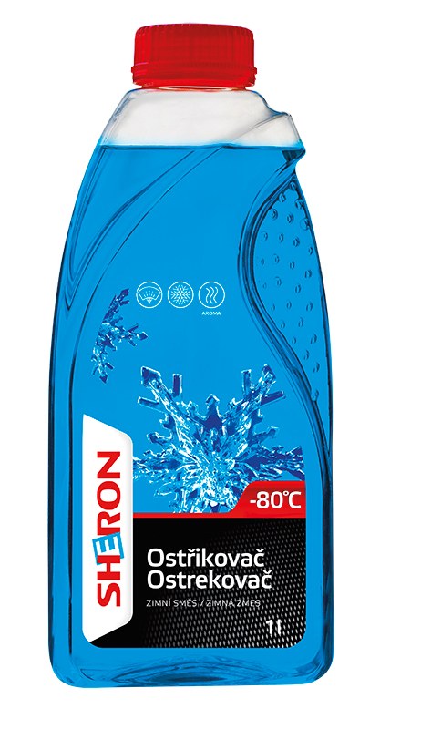 Kapalina do ostřikovačů zimní -80°C - 1L