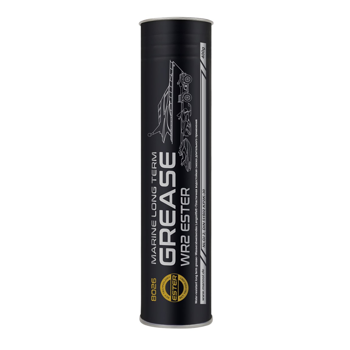 Mannol Marine Long term Grease WR2 Ester 8093 - 0,4kg - 